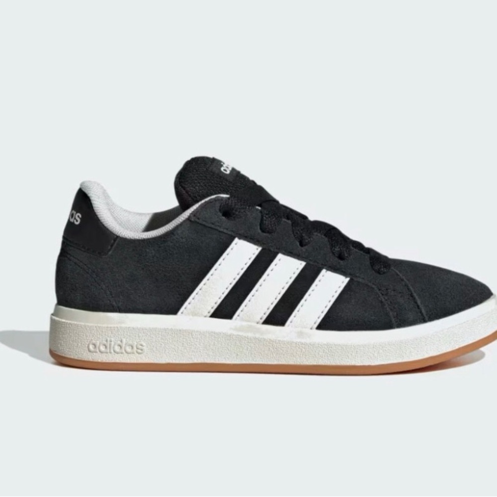 adidas Black and White Grand Court 00s Low-Top Sneakers